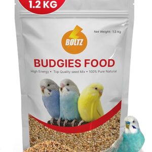 BOLTZ All Life Stages Bird Food for Budgies - Mix Seeds, Medium, 1200 g